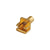 SMB Female thru hole Jack PCB Mount straight RF Connector Gold-plated