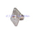 TNC 4 Hole Panel Mount female with solder cup wide flange