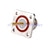 N Female O-ring RF connector 4 hole panel mount 25*25mm for fiber-glass antenna