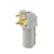 Superbat Fakra B SMB Plug Male PCB mount Right Angle White /9001 for Radio Car Connector