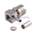 QMA Crimp Plug right angle connector for LMR100