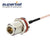 Superbat SMA Male Right Angle to N Type Female Bulkhead RG316 Pigtail Cable 30cm