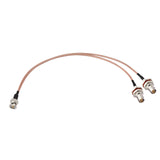 Superbat BNC Splitter 75 Ohm SDI Coax Splitter BNC Male to Dual Female Splitter Cable for Cameras DVR Recorder HD-SDI 3G-SDI SDI Video Cable 30cm(12 inches)