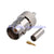 Superbat BNC Crimp female connector with double pin for RG174/RG316 cable