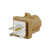 Superbat Fakra SMB Male PCB mount Plug End Launch Beige Blutooth RF connector