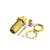 Superbat DC-6GHz SMA Female Bulkhead Crimp for RG174 RG316 cable RF Connector Gold 50ohm