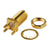 Superbat 10pcs SMA female end launch jack bulkhead for .062  PCB Mount short board