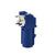 Superbat Fakra "C" SMB male PCB mount RA connector Blue for GPS RF communications systems