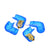 Superbat 1pair Blue Shell MMCX Connector Right Angle For Shure SE215 SE315 UE900 earphone