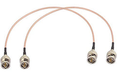 Superbat 3G HD SDI-Kabel, BNC-Kabel, 30 cm, 75 Ohm, für Kameras, BMCC-Videogeräte, unterstützt HD-SDI, 3G-SDI, 4K, 8K, SDI-Videokabel (gerade, 2 Stück)