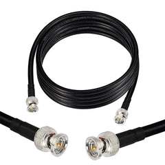 Superbat SDI-Kabel BNC-Kabel 3G/6G/12G (Belden 1694A Schwarz) 50ft, unterstützt HD-SDI/3G-SDI/4K Videoüberwachungskamera-CCTV-Systeme, SDI-Präzisionsvideokabel