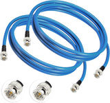 2x Superbat SDI Kabel BNC Kabel 3G/6G/12G HD-SDI Kabel (Belden 1694A,3ft) unterstützt HD-SDI/3G-SDI/4K/8K Kamera SDI Video Kabel Präzision Video Kabel