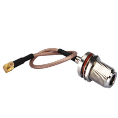 N-Buchse auf MCX-Stecker, rechtwinkliges Pigtail-Kabel RG316 für WLAN-Antenne, 30 cm