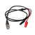 BNC Q9 to dual Alligator clip Oscilloscope test probe
