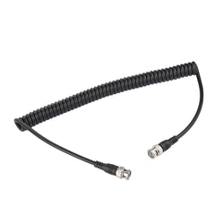Superbat BNC-Kabel 3G/HD SDI-Kabel (1 m/3 ft 75 Ω) Spiralkabel BNC auf BNC Verlängerungs-Koaxialkabel für Kameras und Videogeräte, unterstützt HD-SDI/3G-SDI, SDI-Videokabel (schwarz, 1 Stück)