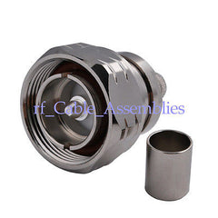 Superbat 7/16 Din Crimp Plug male with O-ring connector for LMR400 RG8  free shipping!!!