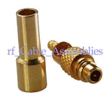 Superbat MMCX Crimp Plug Straight connector for Coax Cable1.13,Cable