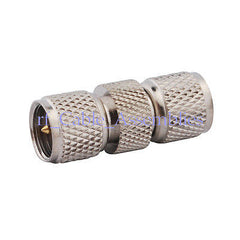 Coax Adapter Mini-UHF Plug to male RF Adapter Connector STRAIGHT