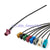 Superbat NEW GPS antenna Extension cable Fakra Plug male  H  pigtail cable RG174 15cm
