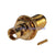 RP-SMA Solder Jack(male pin) bulkhead connector for.141