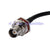 Superbat BNC Jack bulkhead to BNC plug right angle cable RG58