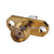SMA 2 hole panel mount jack short dielectric solder pos