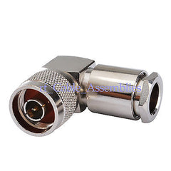 N Clamp Plug Right Angle connector for LMR400