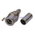 QMA male plug straight crimp for RG58 RG142 RG400 LMR195 cable RF connector