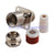 Superbat UHF Clamp Jack female flange /Panel mount connector for Cable LMR400 RG8, RG214