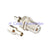 Superbat F Crimp Jack bulkhead RF connector for LMR100 RG316/174 Straight RF Connector