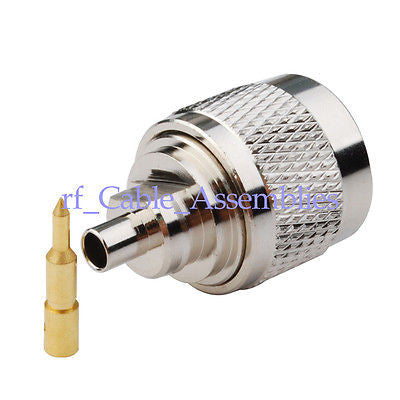 thumbnail image 2 of RF Industries RFN-1005-3C Type N Male Crimp Plug For Group C Cable - New 2 of 5