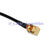Superbat UHF SO-239 female jack to MC-Card male plug right angle pigtail cable RG174 WLAN