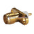 SMA 2 hole panel mount jack short dielectric solder pos