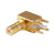 SSMB thru hole Jack female Right Angle 90 degrees PCB Mount with solder post