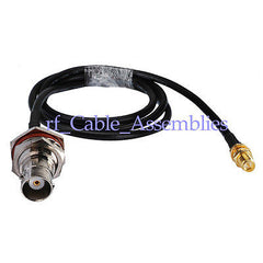Superbat BNC female to RP-SMA femlae RF pigtail Cable wireless