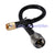 Superbat Wlan KSR195 Coax Cable 3ft, mini-UHF male plug to SMA male plug 1M for wireless