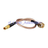 Superbat RP SMA male plug female to MMCX female jack pigtail cable RG316 for Wi-Fi Radios