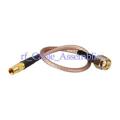 Superbat RP SMA male plug female to MMCX female jack pigtail cable RG316 for Wi-Fi Radios