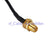 Superbat RF pigtail RP SMA Female bulkhead to MMCX Jack right angle pigtail cable RG174