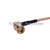 Superbat RF Coax 6" MCX Male-SMA Male plug Right Angle RG316 Coax Cable RG316 15cm