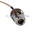 Superbat N Jack Female to RP-SMA Plug right angle male pigtail Cable RG316 15cm for wifi