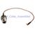 Superbat N female bulkhead to MMCX male plug right angle pigtail cable RG178 20cm WIFI