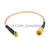 Superbat RP SMA male to MMCX female right angle RF pigtail cable