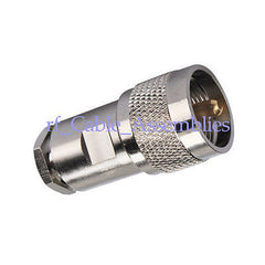 Superbat UHF PL259 male plug clamp RG58,RG400,RG142,LMR195 RF straight coax connector
