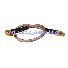 Superbat MCX plug to MMCX plug right angel male RA pigtail Coax cable RG316 for wireless