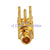 Superbat MMCX plug male right angle RF connector thru hole PCB Mount with solder post