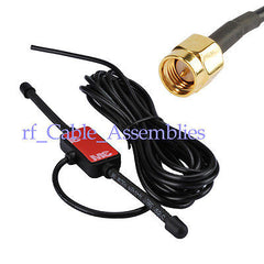 Superbat 433Mhz Antenne 3M Kabel mit SMA Stecker Klebehalterung für UHF Long Range FPV