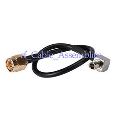 10X SMA male plug to TS9 male RA pigtail RG174 for Novatel Wireless ZTE MF668+