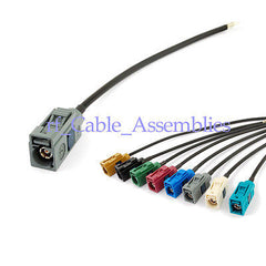 GPS Antenna Extension cable Fakra female Jack  G  pigtail RG174 cable Radio ante