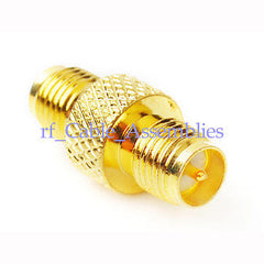 2x RP-SMA Jack female plug to RP-SMA Jack male RF adapter connector straight